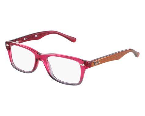 pink ray ban eyeglasses.